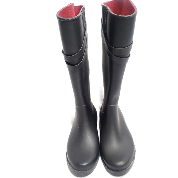 Tommy Hilfiger Women's Coree Black Rain Boots - Picture 4 of 12